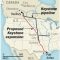 Proposed Keystone XL Pipeline